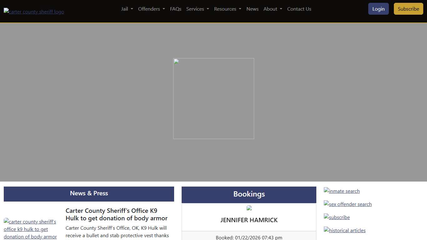 Carter County Sheriff's Office Oklahoma