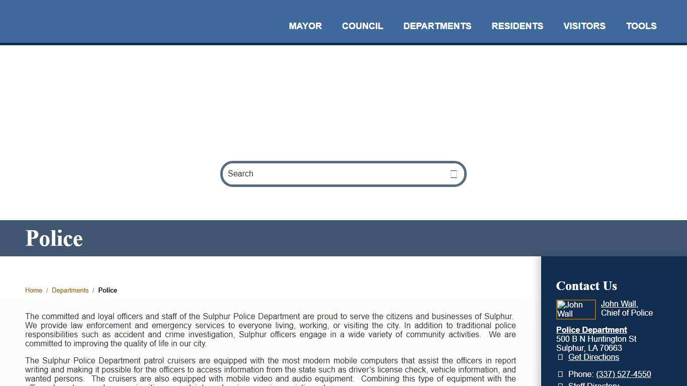 Police / Sulphur, Louisiana